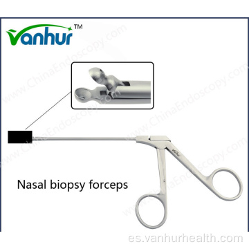 Instrumentos de sinuscopia Otología Pinzas de biopsia nasal de acero inoxidable